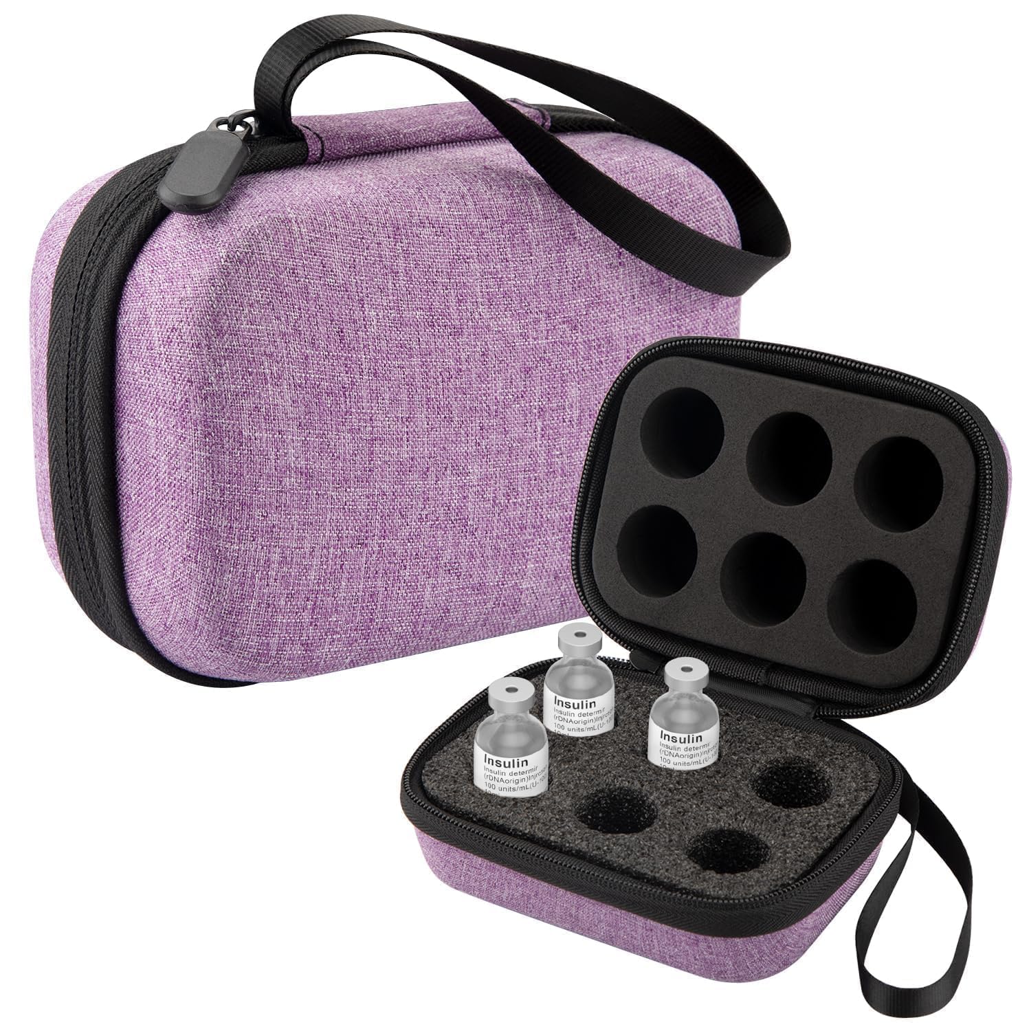 Photo 1 of Mviioe Insulin Peptide Vial Case - 6 Slots