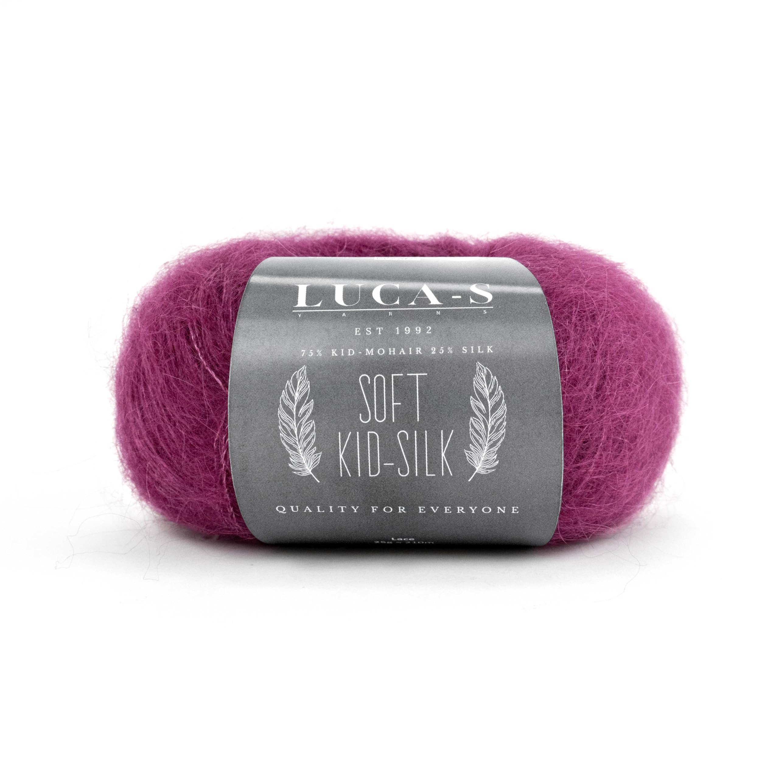 Soft Kid Mohair & Silk Yarn for Knitting & Crochet, 75% Mohair 25% Silk, 25g 210m, Lace-Weight Fluffy and Soft Wool for Knitting — image 1