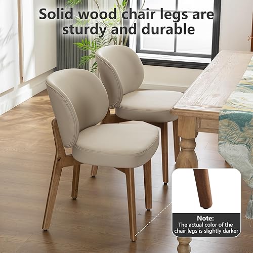 Miniatura 48 de Juego de 6 sillas de comedor YOUNIKE estilo mediados de siglo moderno, silla de cocina con respaldo alto de tela bouclé tapizada, silla sin brazos,