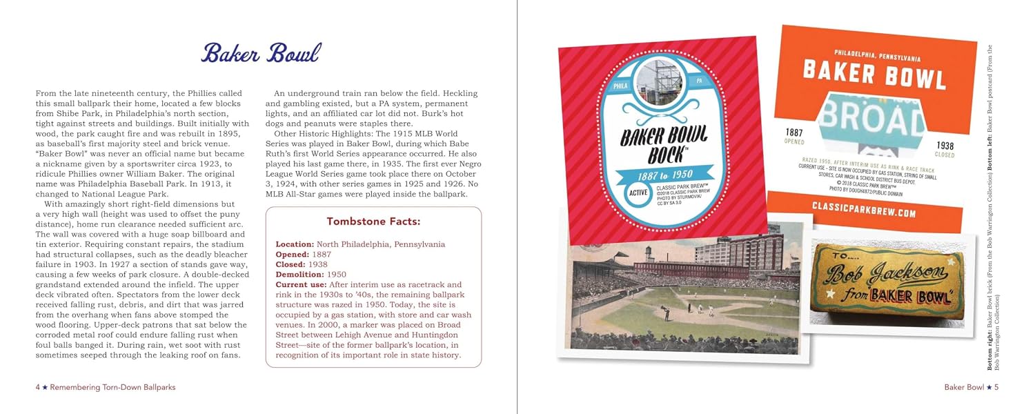 Remembering Torn-Down Ballparks, Over a Cold Beer: A Beer Table Book Celebrating Lost Ballparks
