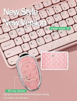 TPU Crystal Key Fob Cover Fit for Trumpchi GAC 2021 Empow J11 J12 J13 J14 J15 J16 GS8 Key Accessories Smart Remote Auto Key Case Fit for Trumpchi Protector-B Keychain Pink