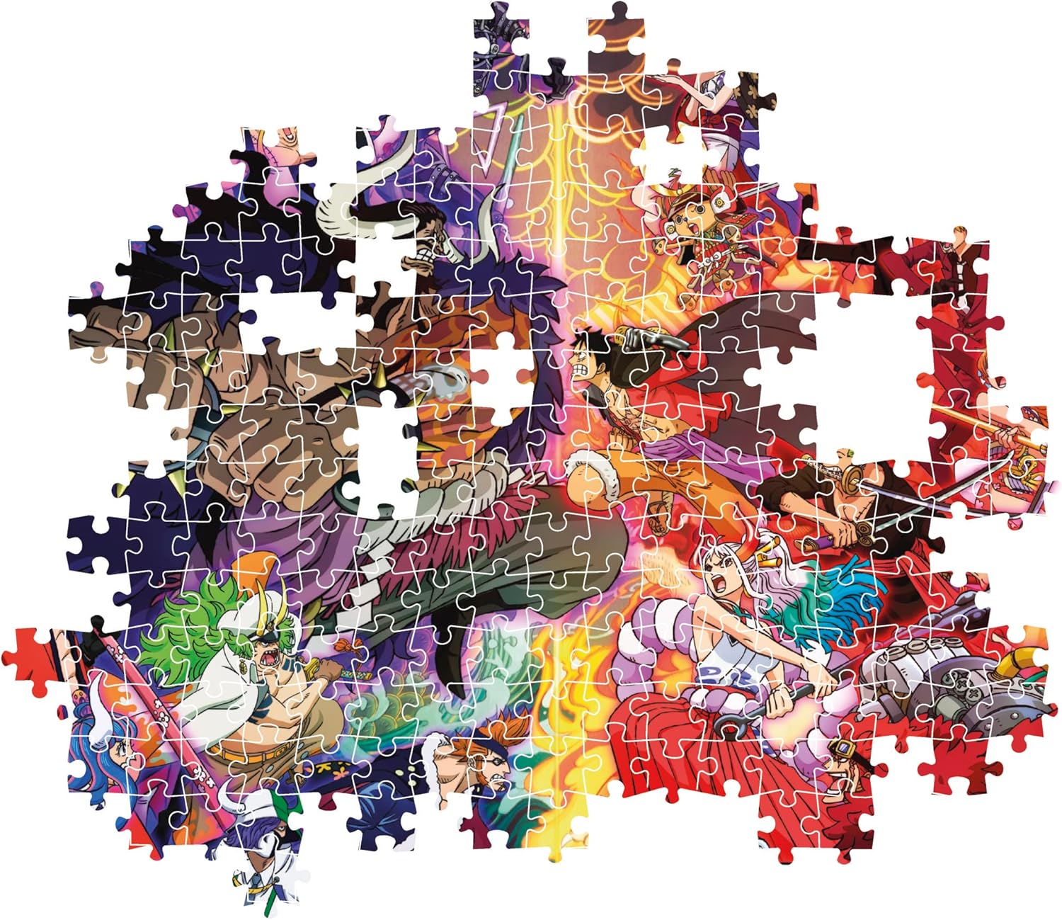 Clementoni - 39751 - Puzzle Anime One Piece - Jigsaw Puzzle 1000 Pieces, Jigsaw Puzzle for Adults - Made in Italy