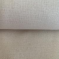 Vista 3 de Tela de punto de cruz, 32 unidades, tejido de punto de cruz, color crudo cálido natural, 29 pulgadas de ancho x 39 pulgadas de largo
