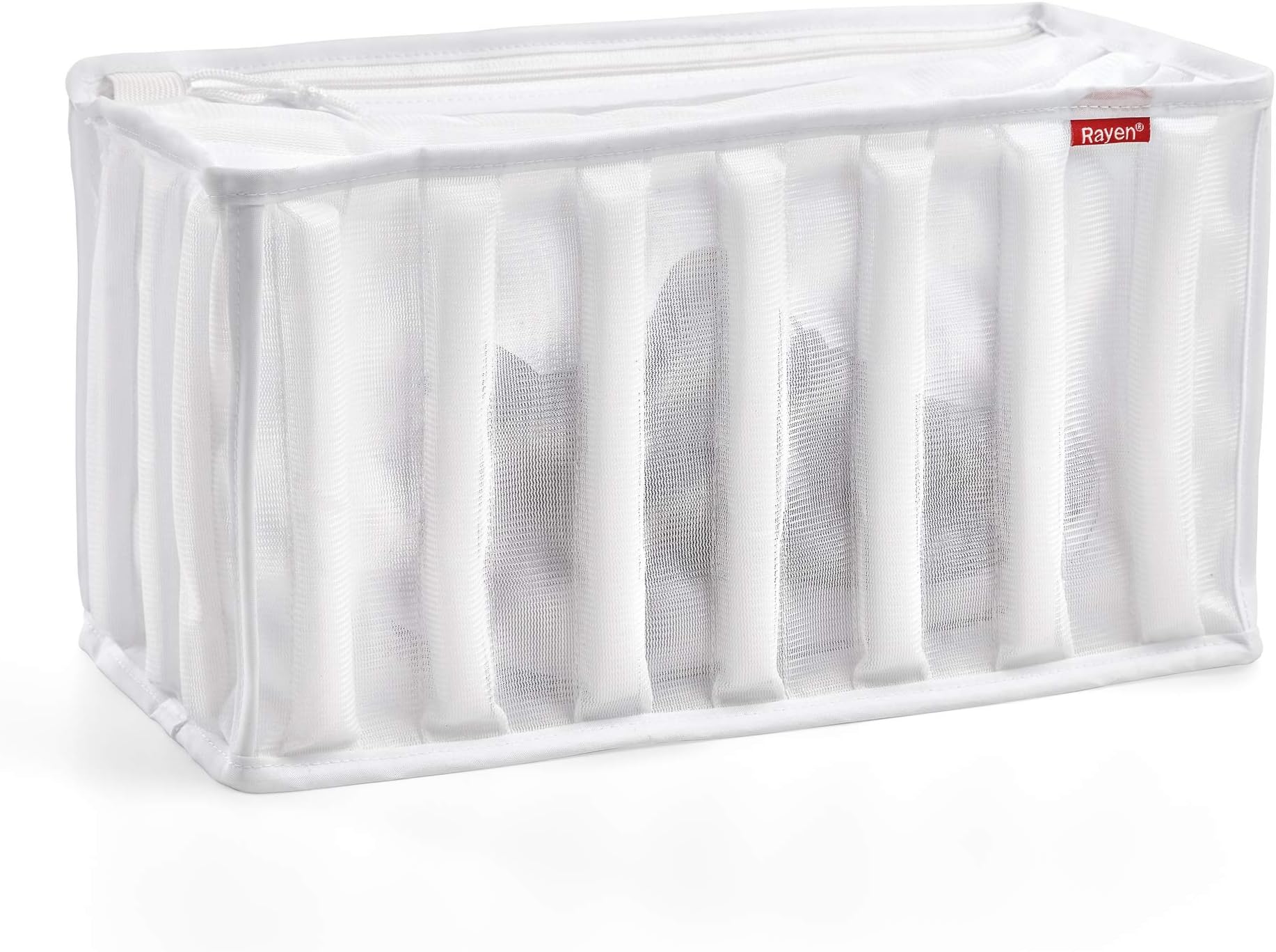 Rayen Dryer Laundry Footwear | Reusable Protective Bag for Shoe Wash | 34 x 16 x 19 cm | Pack of 6 Units, White, 34 x 16 cm