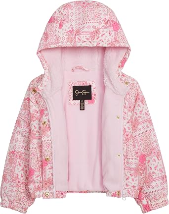 Jessica Simpson Girls' Midweight Hooded Utility Jacket