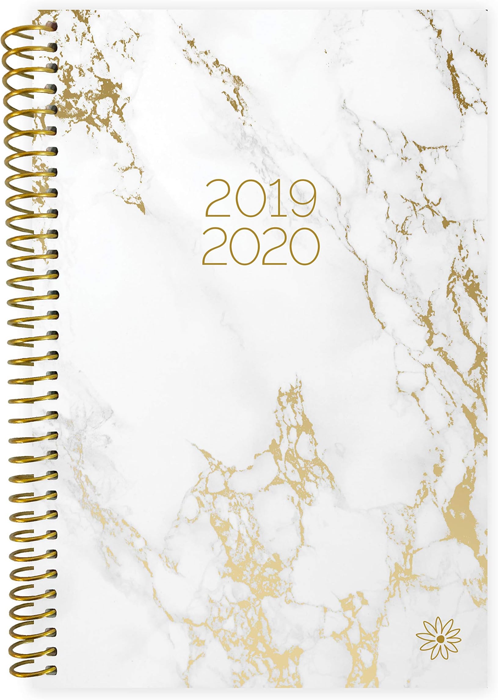 bloom daily planners 2019-2020 Academic Year Day Planner - Passion/Goal Organizer - Monthly and Weekly Dated Calendar Agenda Book - (August 2019 - July 2020) - 6" x 8.25" - Marble