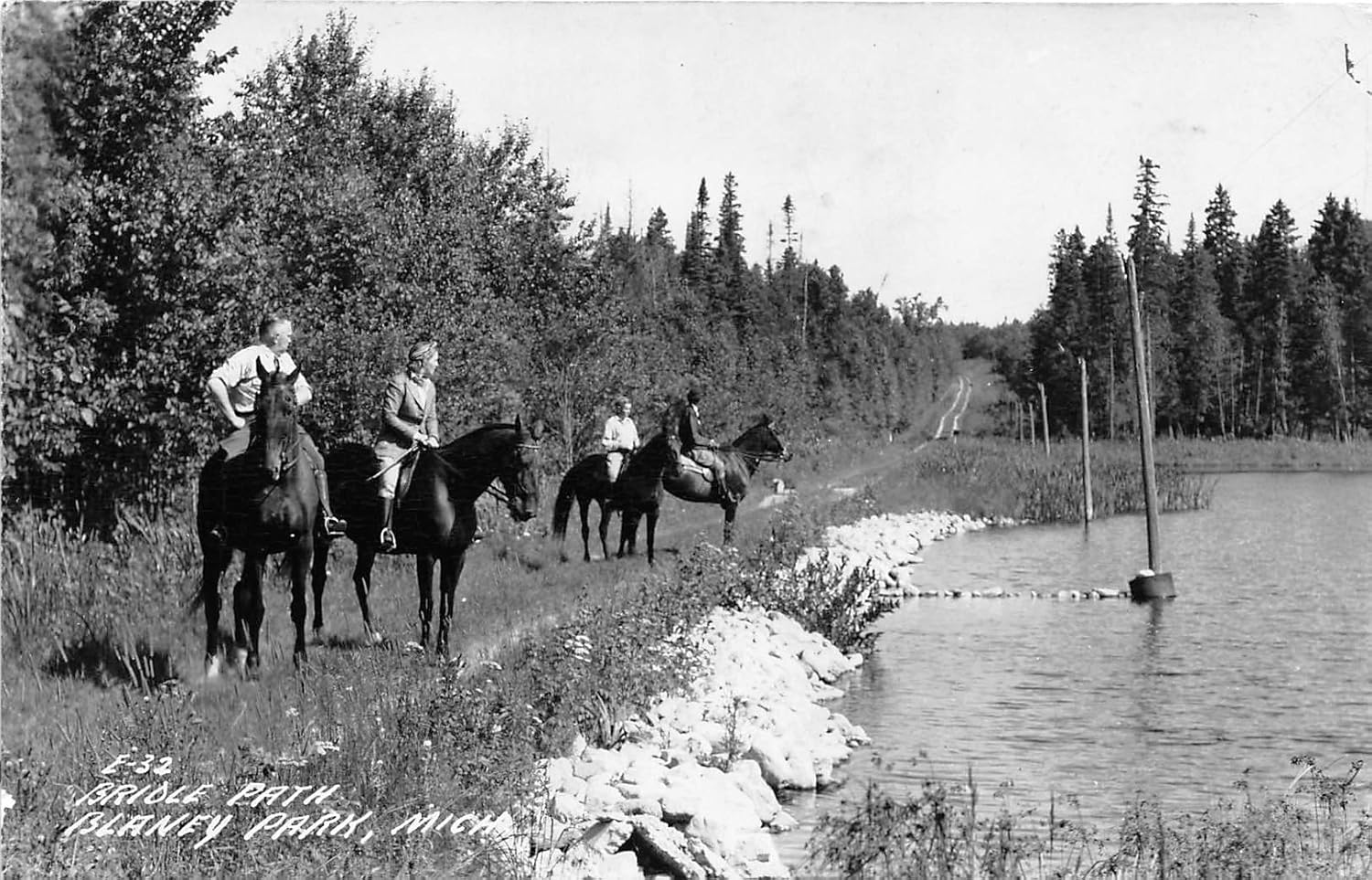 Blaney Park, Michigan Postcard Real Photo Collectibles