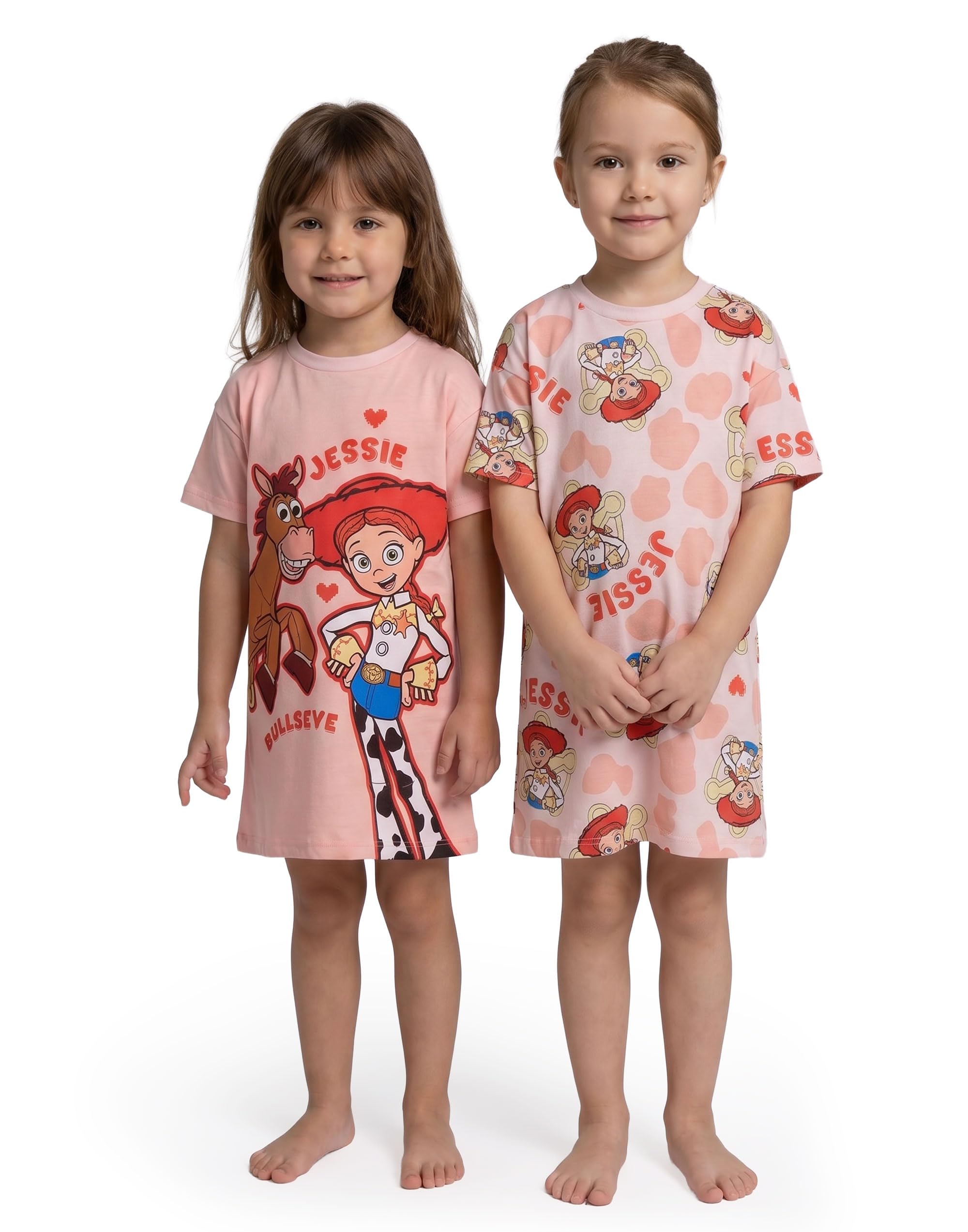 Disney - Girls - Short Sleeve Nightdress - 2-3 Years - Pink