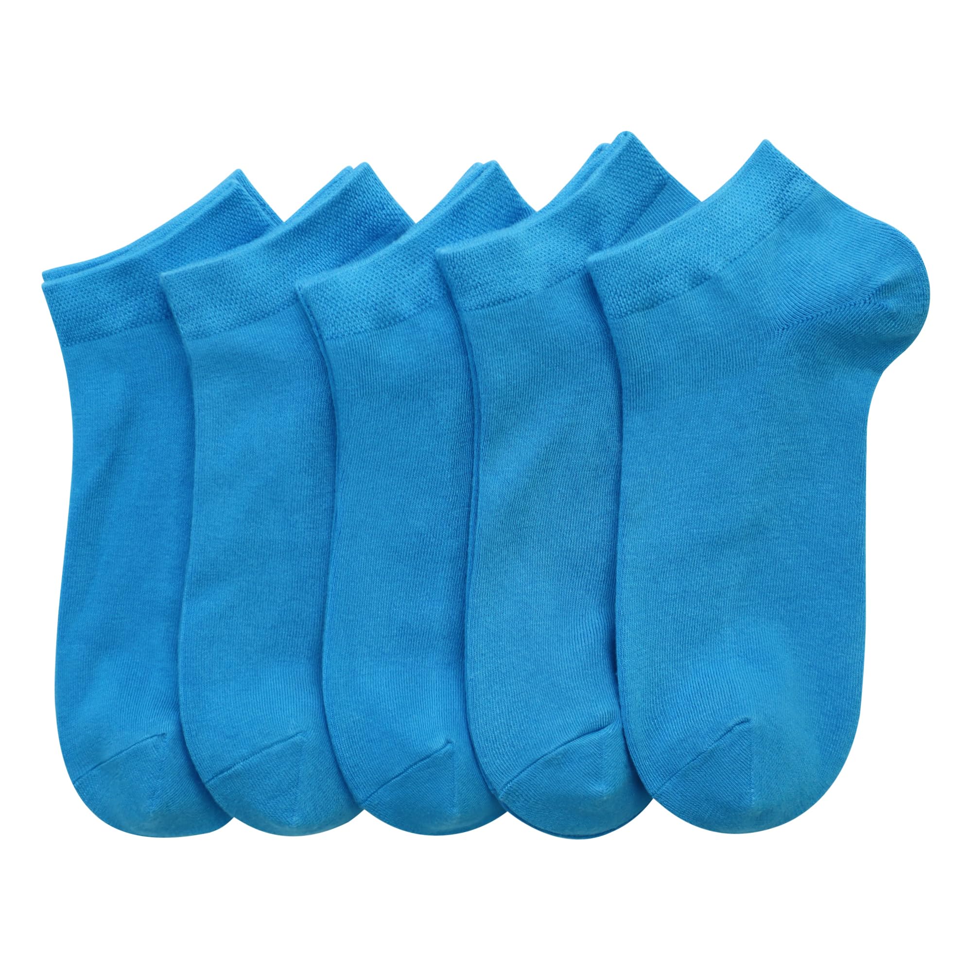SERISIMPLE Women Viscose Bamboo Ankle Socks Low Cut Thin Sock Lightweight Pastal Color Soft Sock 5 Pairs