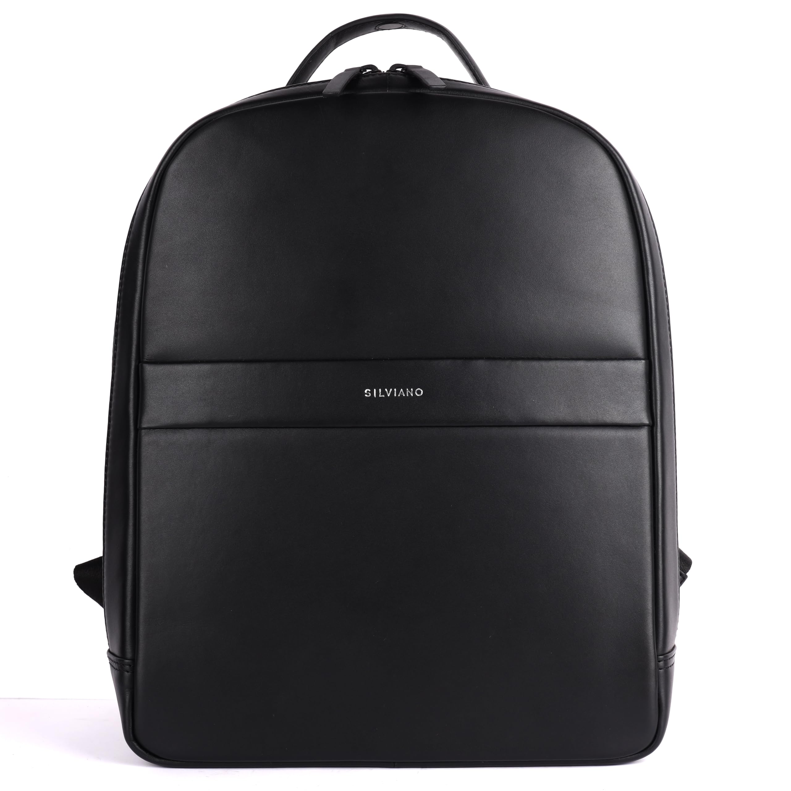 Genuine Luxury Nappa Leather Backpack | Soho Bag | 14" Laptop Backpack | Leather Backpack | RFID Blocking | Black-picture-10