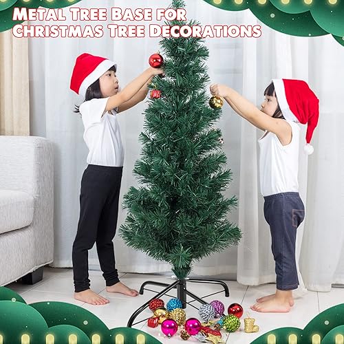 Miniatura 6 de Roowest Soporte para árbol de Navidad, base de árbol de Navidad artificial, soporte de repuesto plegable para árbol de Navidad, base de árbol verde