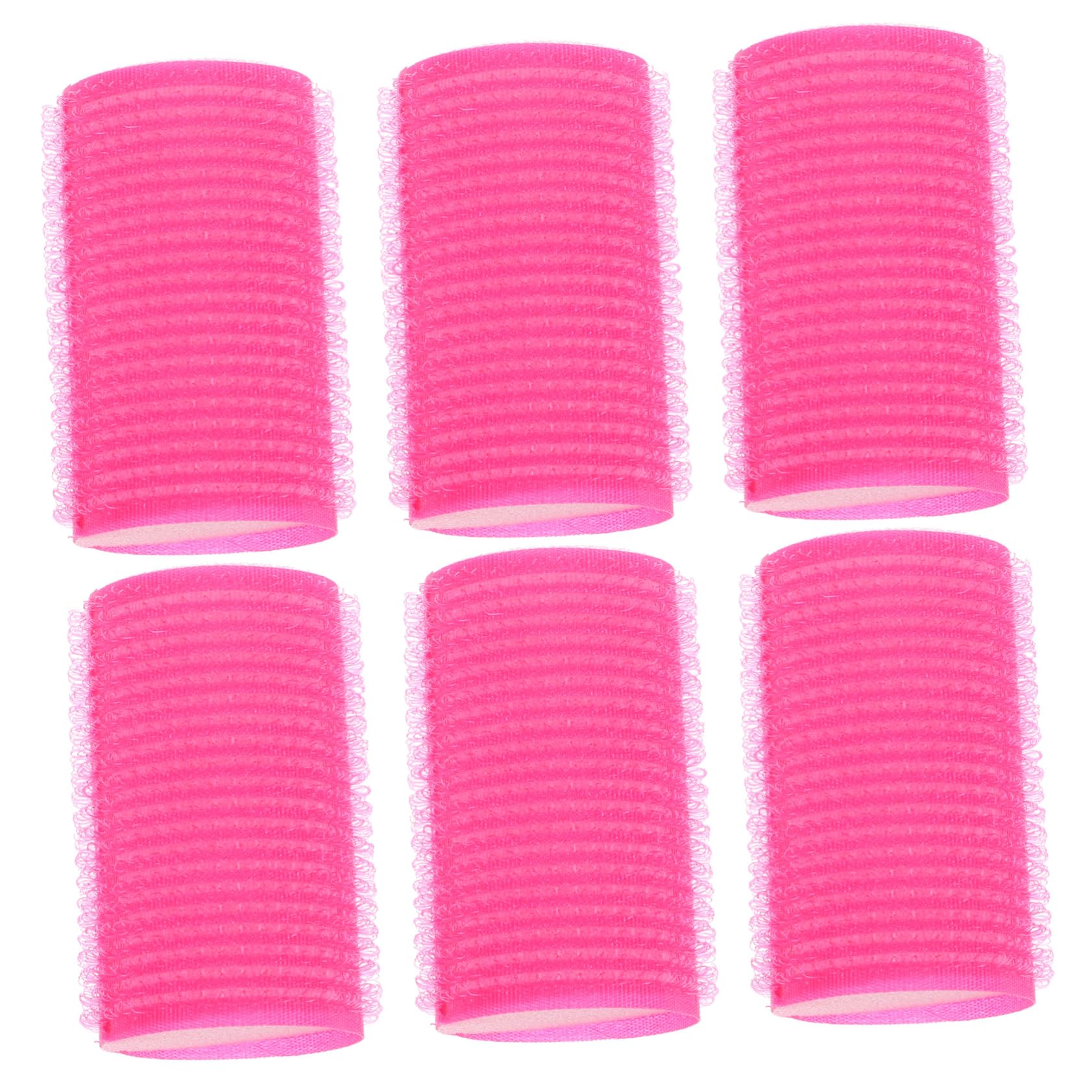 Vaguelly 6Pcs Self Grip Hair Rollers for Hair Flexible Curling Tools for Beautiful Waves for Home and Salon Use Easy to Use and Suitable Random Color