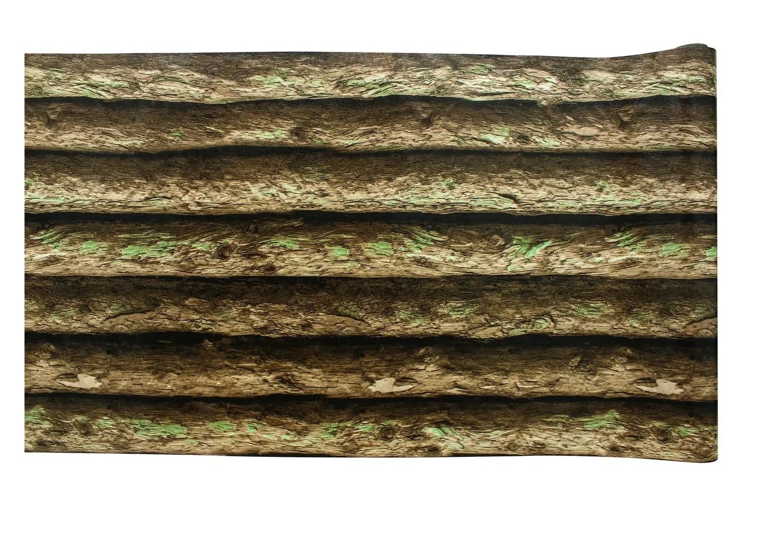 Papier peint 3D imitation bois autocollant pour rénover un mur sans colle