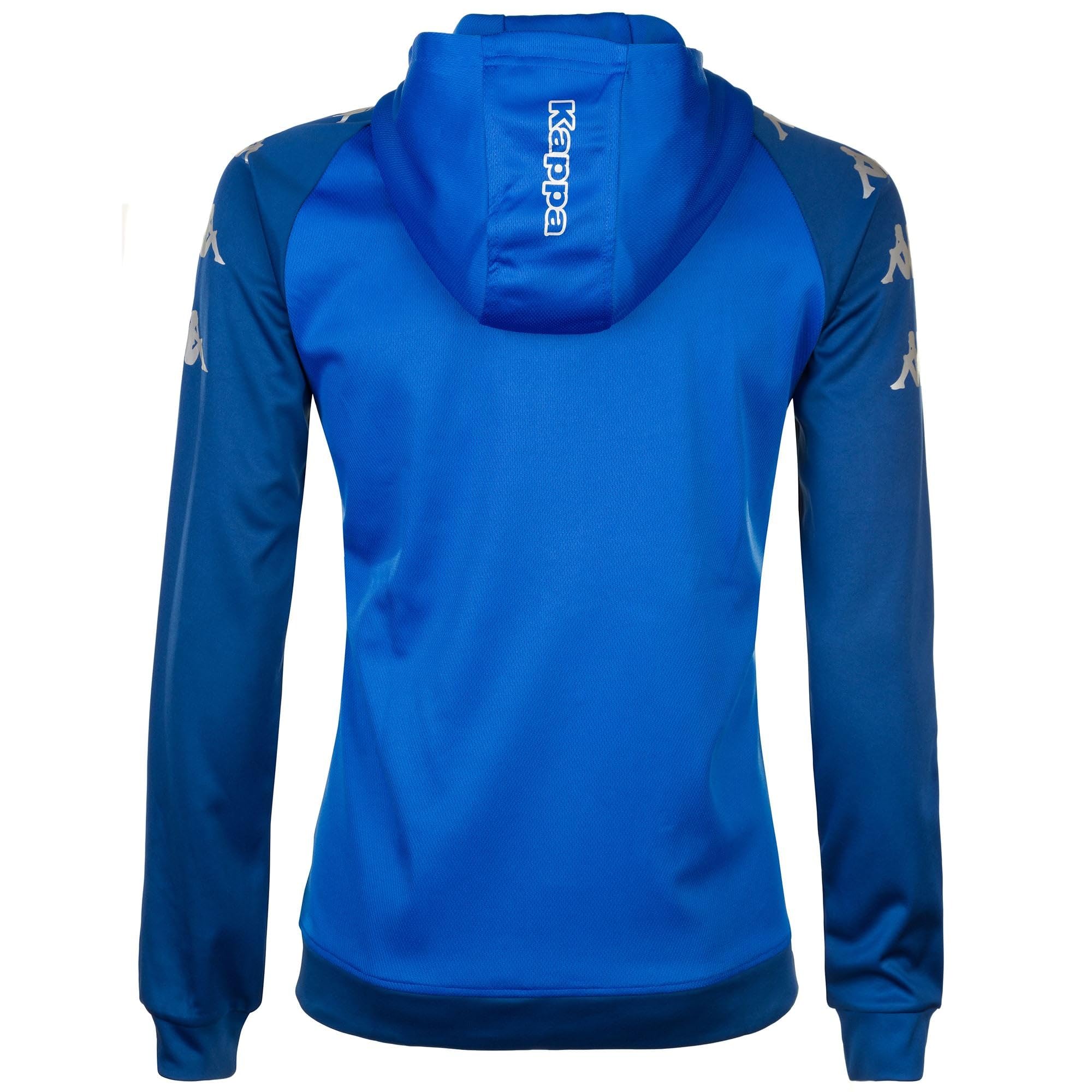Kappa - Felpa con Zip, Uomo, Poliestere, Calcio, Modello: KAPPA4SOCCER TORTONA