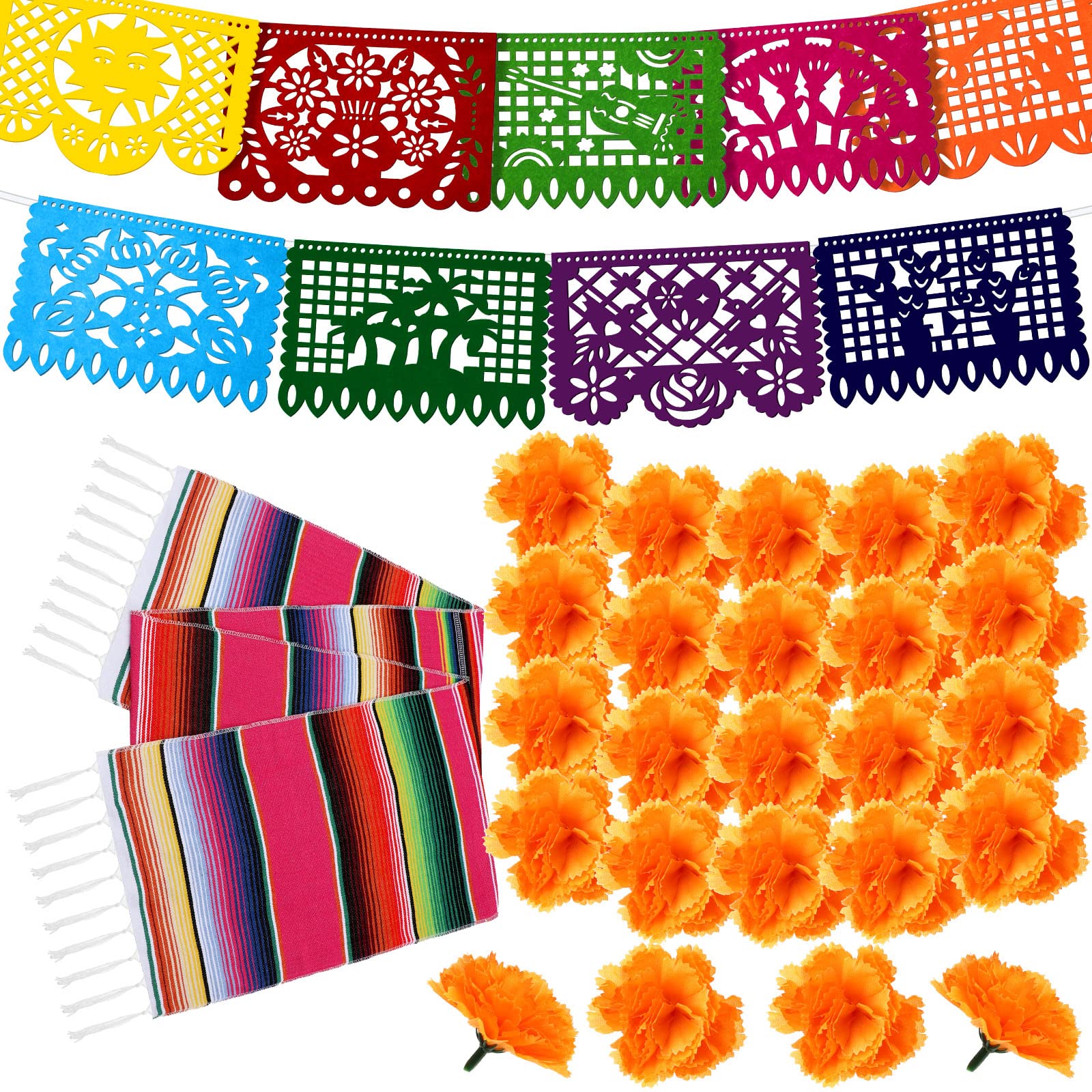 Dia De Los Muertos Flowers Clipart