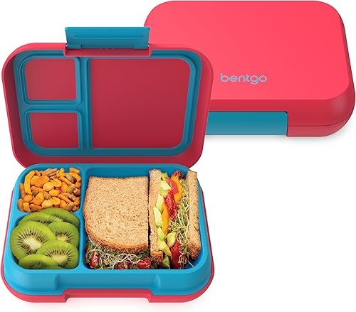 Bentgo Pop - Lonchera estilo bento a prueba de fugas con divisor extraíble para 3-4 compartimentos perfecta para niños de 8 años en adelante apta