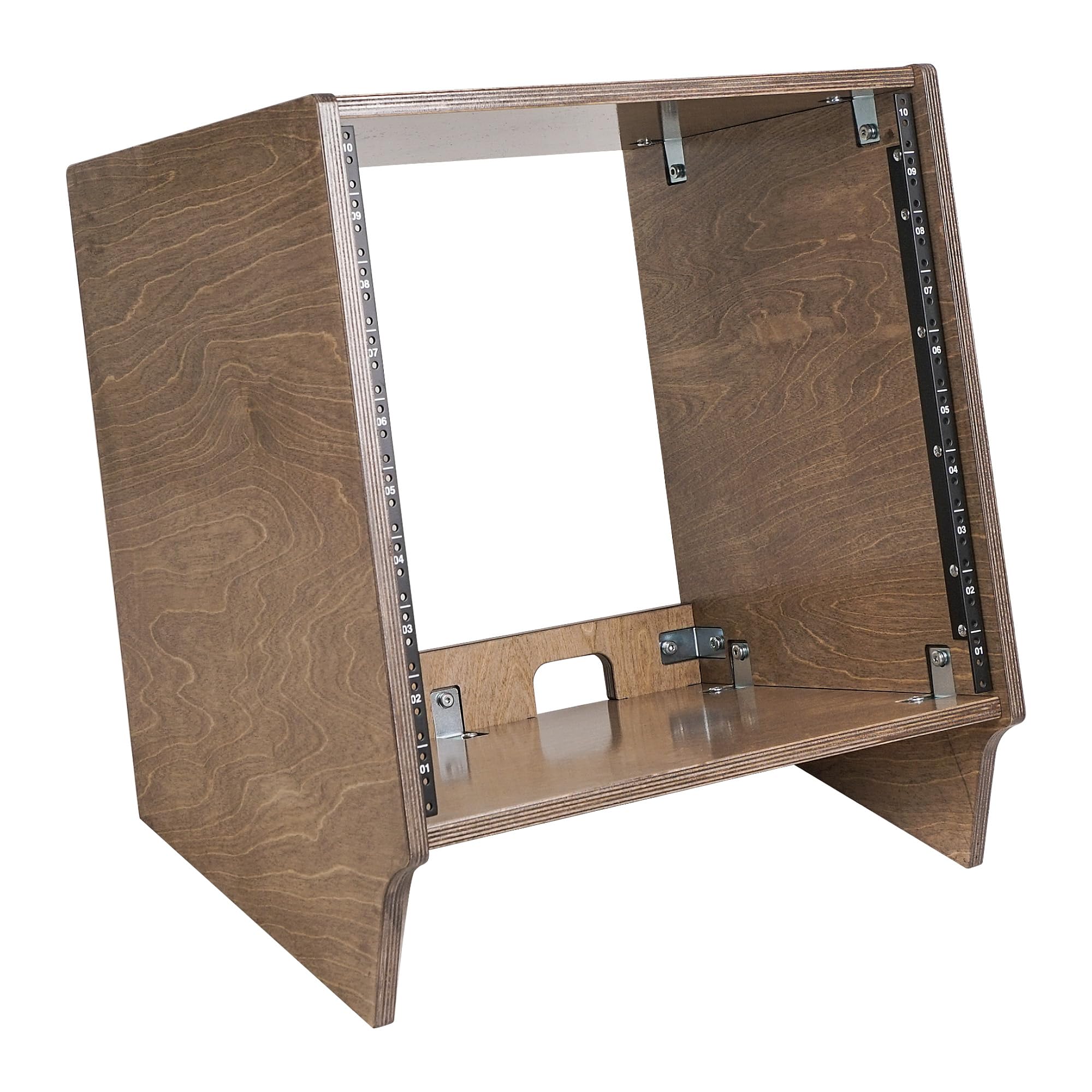 Amazon.com: Sound Town DIY 10U Angled Desktop Turret Studio Rack