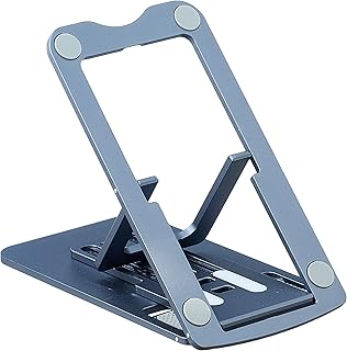 Remax MK-ZJ-009 Slim Metal Desktop Stand – Durable Phone and Device Holder – Grey