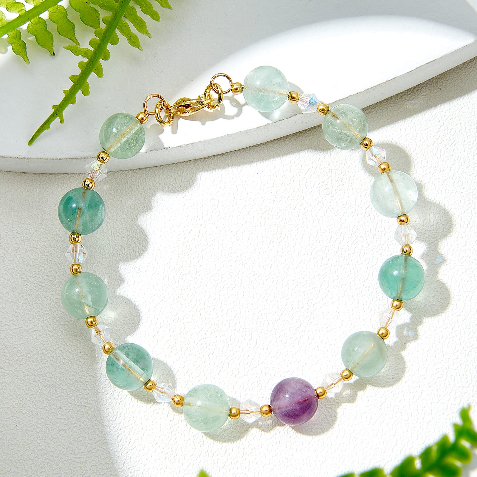 OLYCRAFT Environ 88 à 98 Perles D'améthyste Naturelle De 7,8 à 9 Mm - Perles Rondes En Vrac Pour Fabrication De Bracelets, Colliers, Bijoux