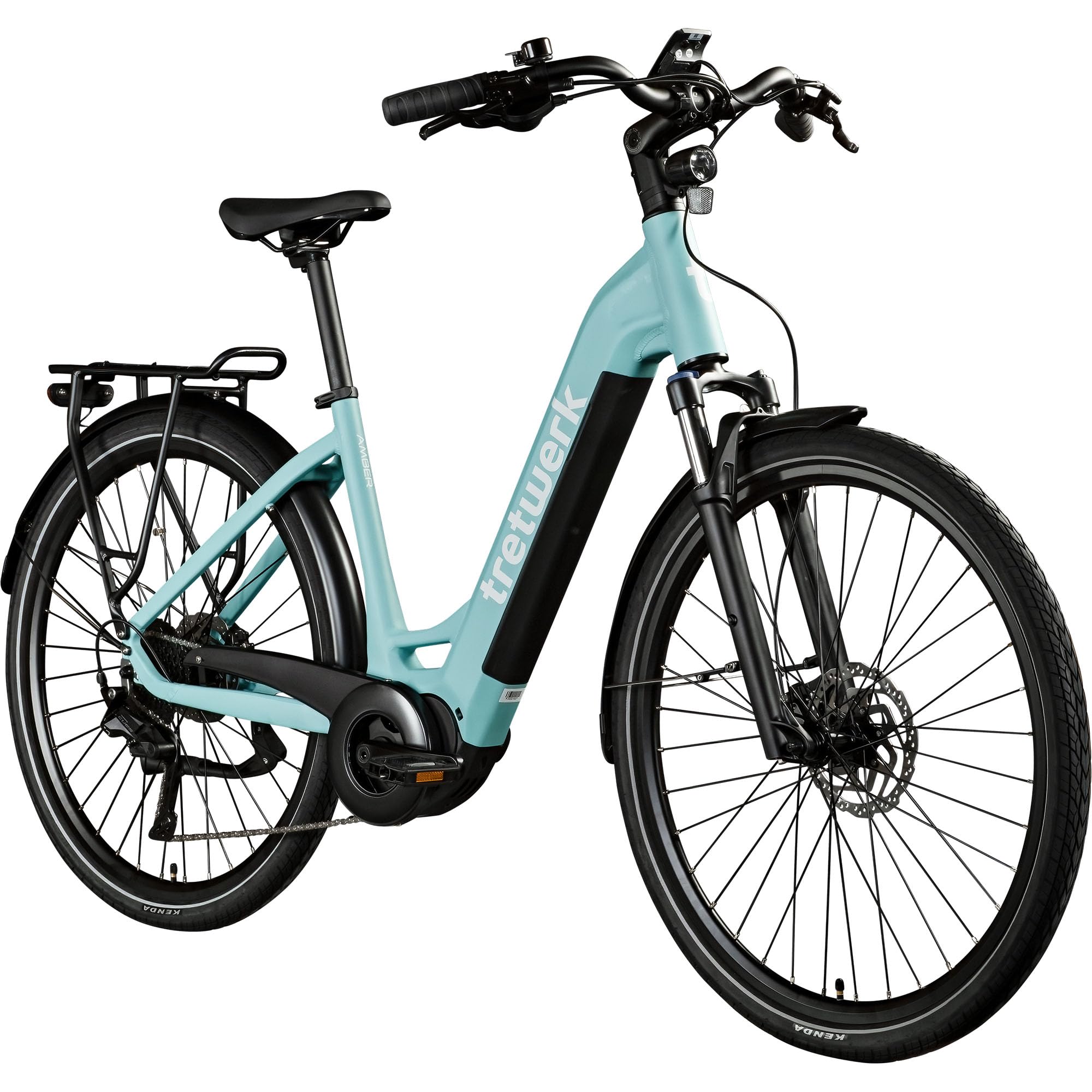 TRETWERK 28 Zoll E-Bike Damen Fahrrad Trekkingbike - Amber - Pedelec Damenfahrrad mit 8 Gang Schaltung