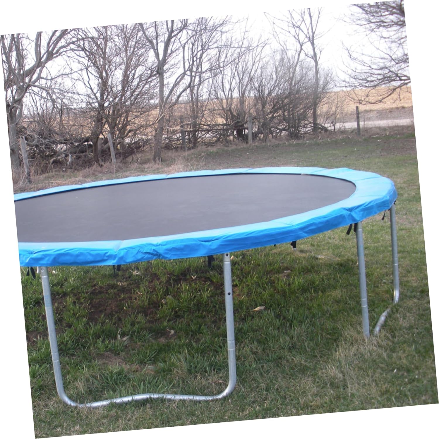 1Pc Trampoline Collision Ring Cushion Round Mat Spring Cover for Trampolines Easy to Attach Remove Reduces Injury Risk While Jumping