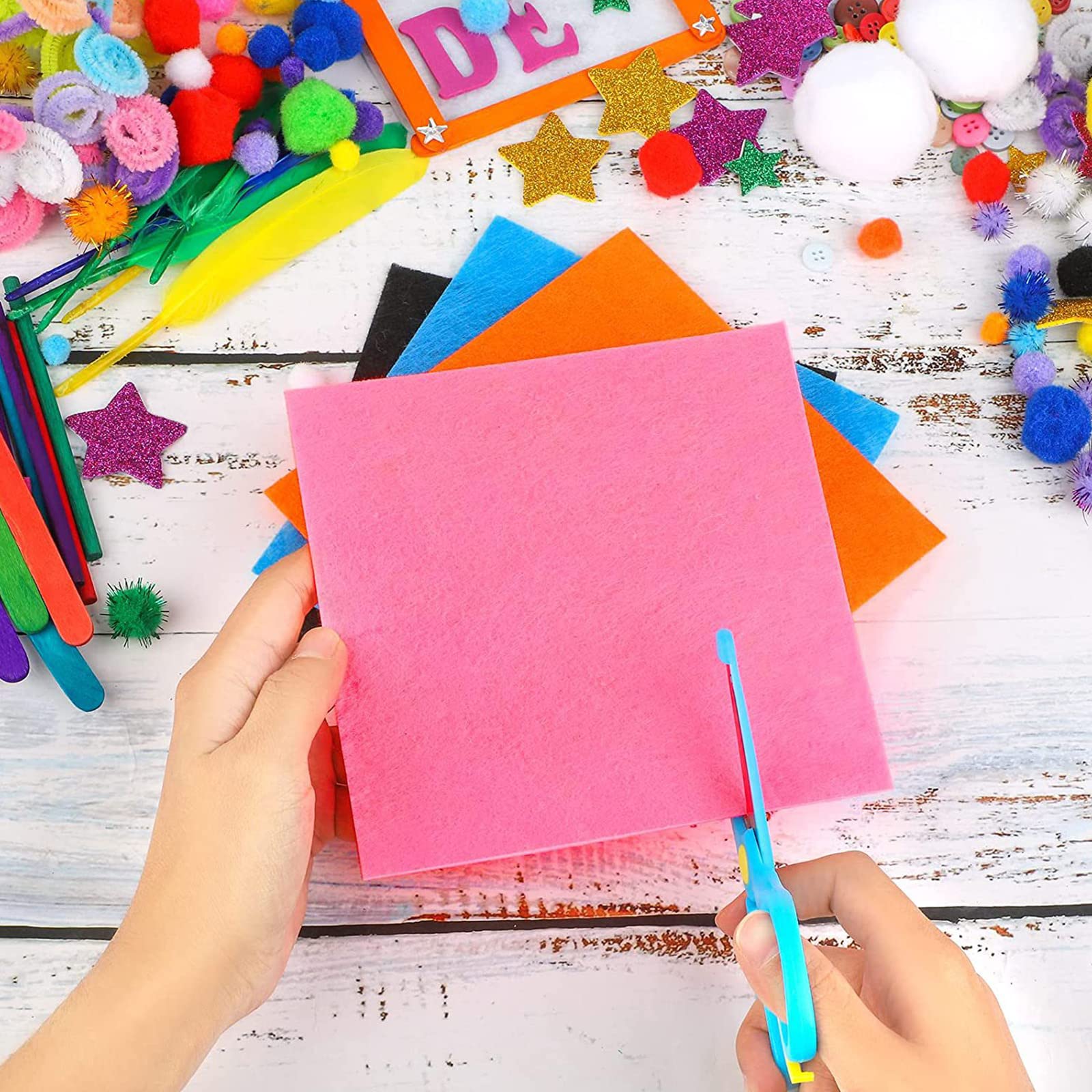 JOTOL Kit Artigianali Fai da Te per Bambini 3100+PCS DIY Art Craft Set