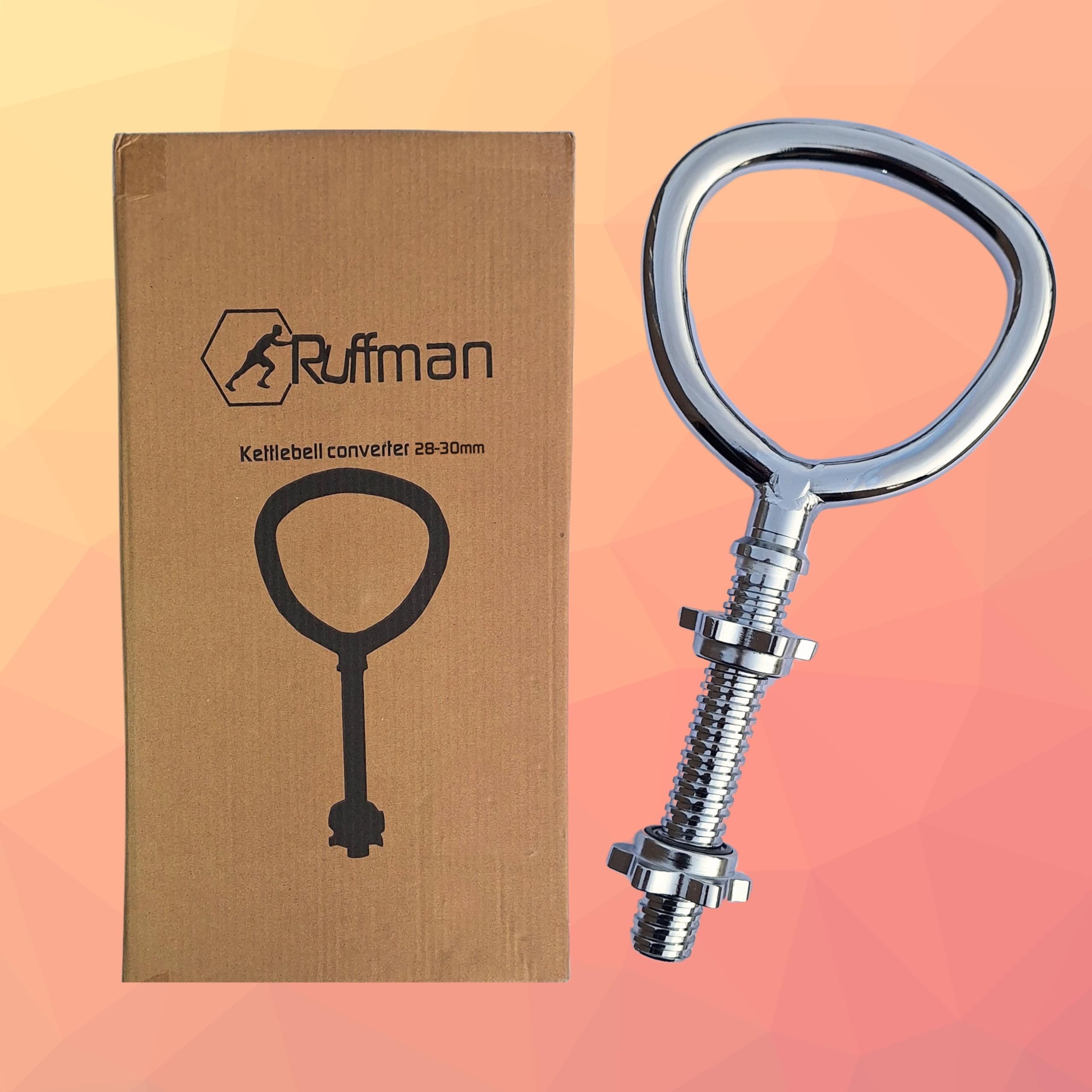 Ruffman Mango ajustable con pesas rusas y discos de pesas