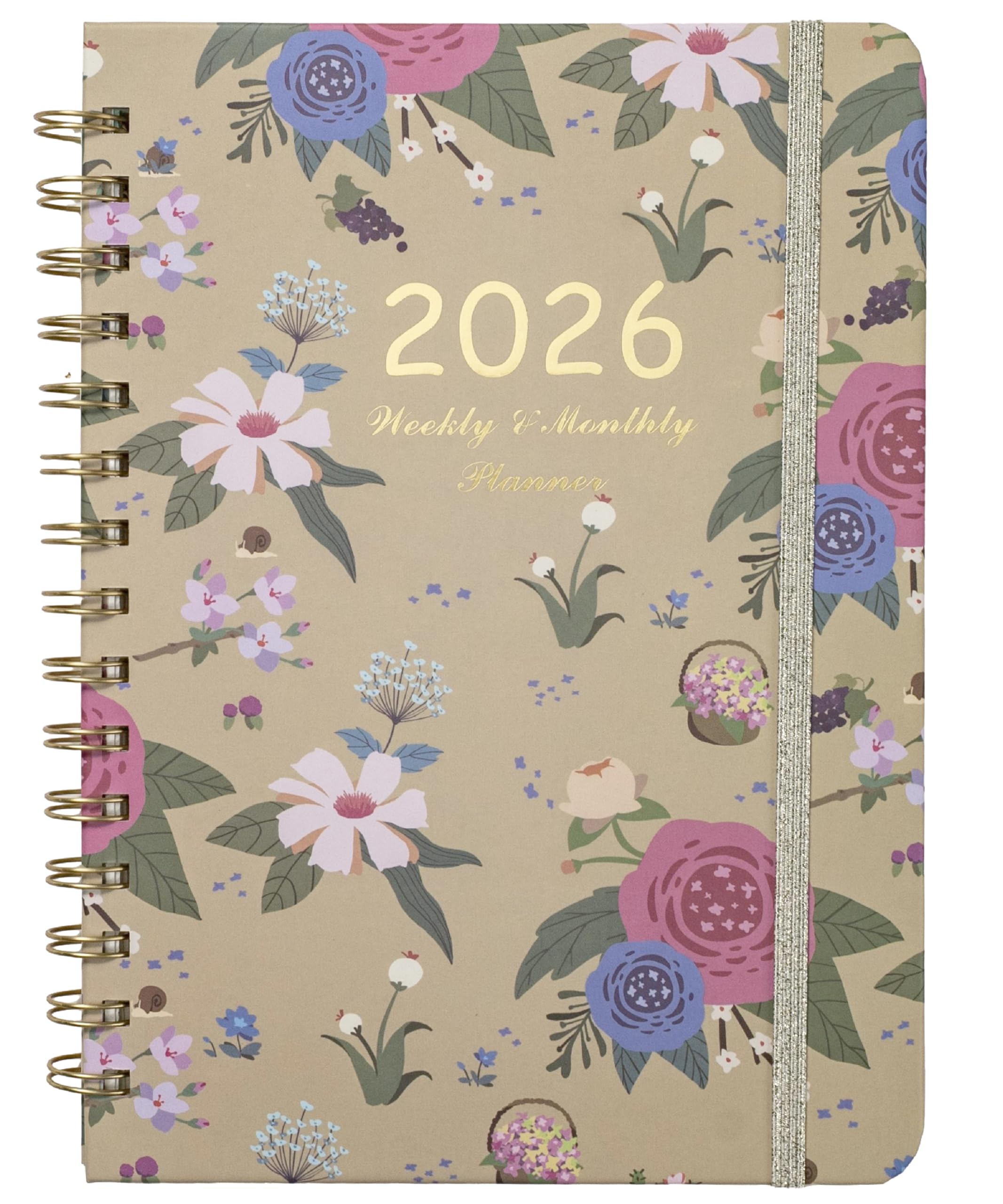 Snapklik.com : 2026 Planner, Weekly And Monthly Calendar Planner For ...