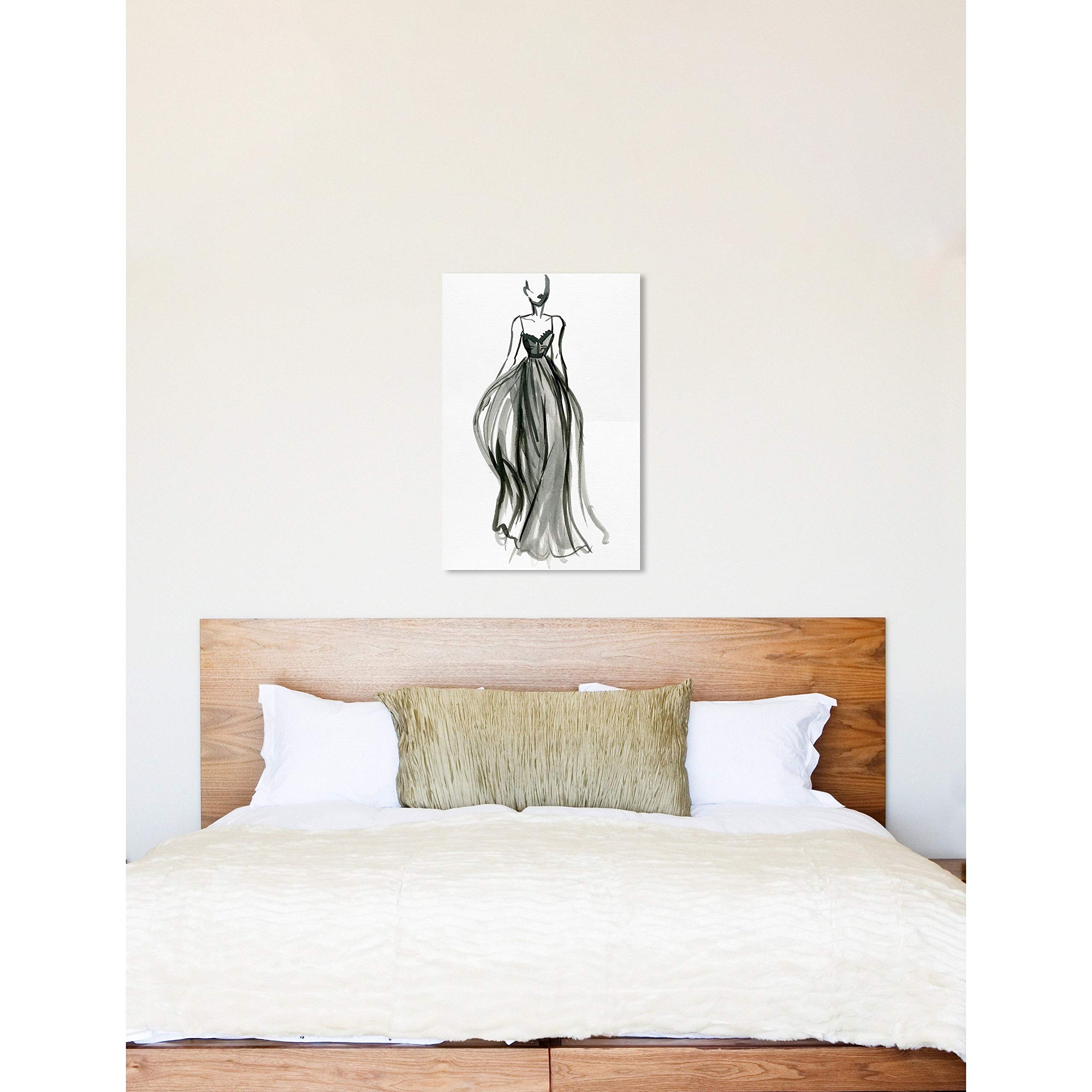 Amazon.co.jp: Oliver Gal 'Elegant Dress Ink VII'キャンバスアート