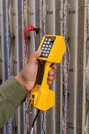 Fluke Networks 22800009 TS22 Telephone Test Set with Angled Bed-of-Nails Clips