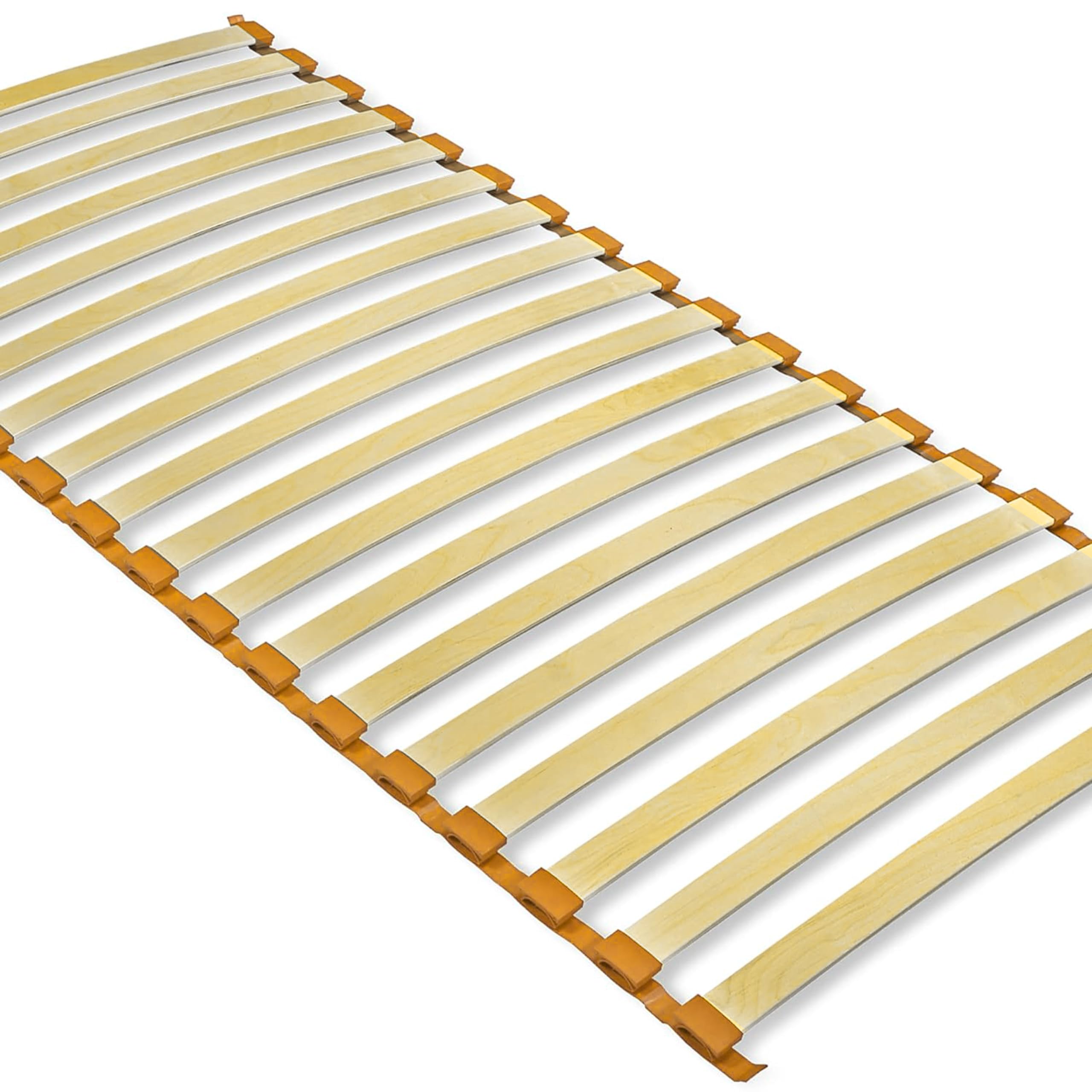 IPEA Rolki do łóżka 200 cm Made in Italy - 2 sztuki - plastikowe paski podtrzymujące - Możliwość skrócenia - 15 miejsc na listwy - podstawa łóżka