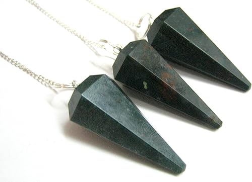 Miniatura 9 de CRYSTALMIRACLE Diez péndulos de cono de piedras preciosas, regalo de Reiki, bienestar, energía radiestesia, cristal metafísico, curación de Feng