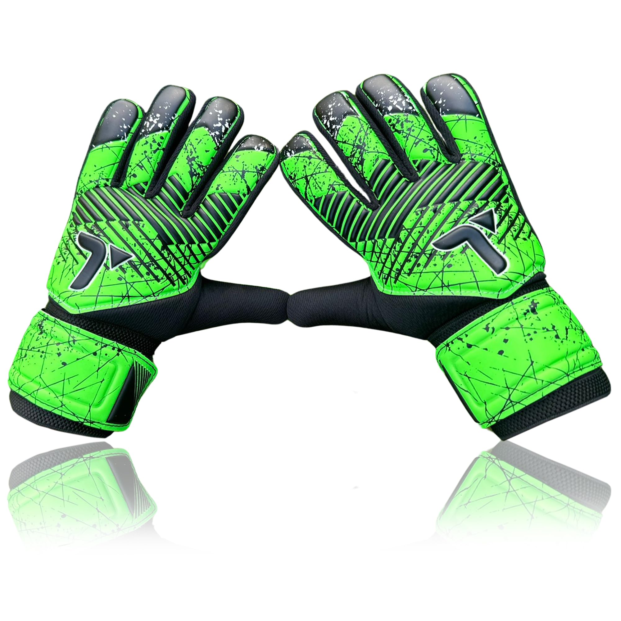 TIGEAR SuperJam Goalkeeper Gloves (Green, 7) - Image 2