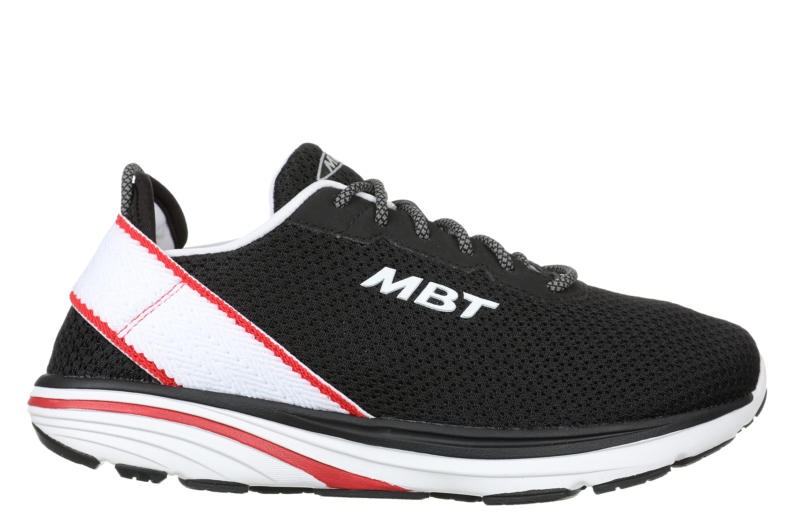 MBT Gadi Lace Up Running Shoes in Black for Women in Size 8.5