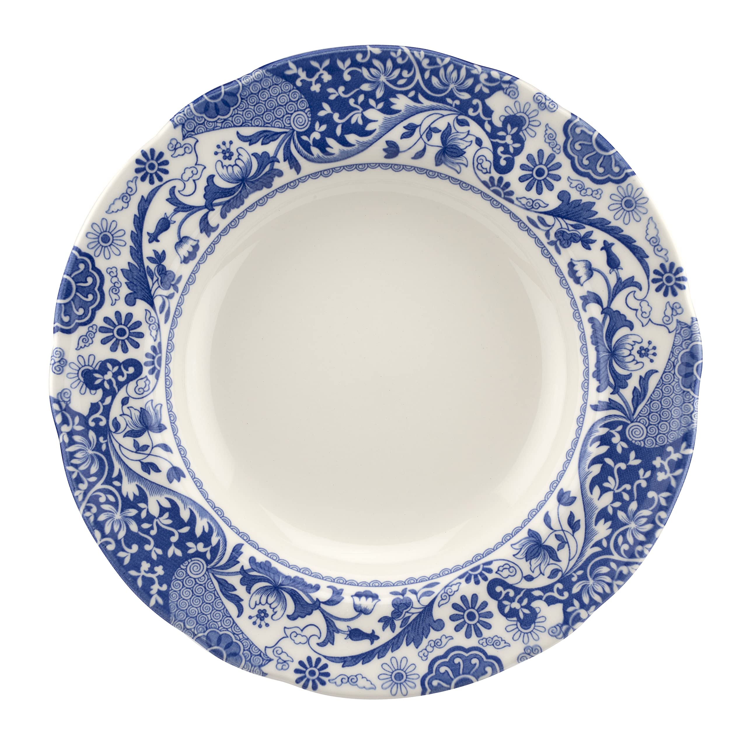 Spode Brocato Set of 4 23cm Rimmed Soup Plates