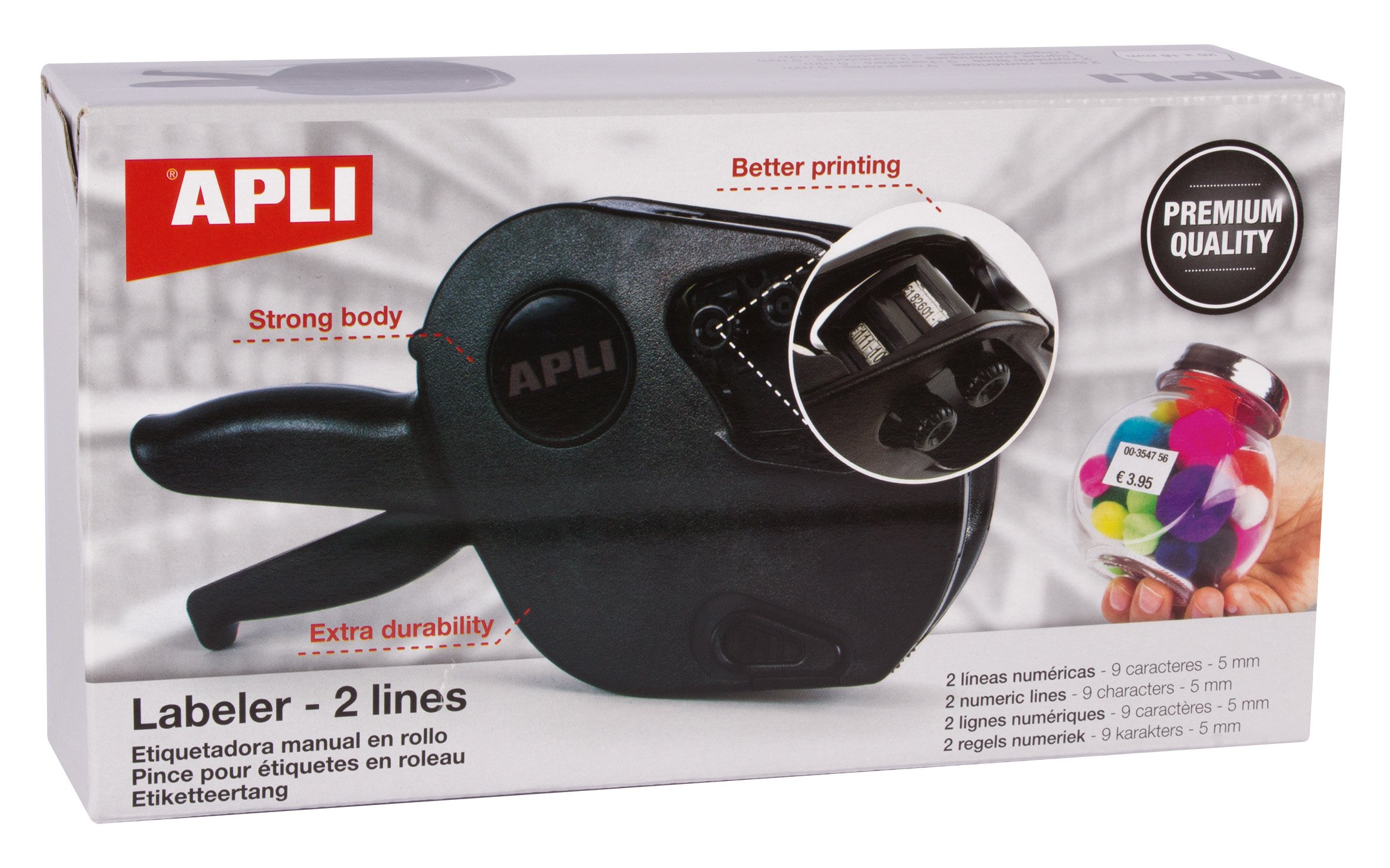 APLI Paper 102365 Prezzi Etichettatrice 2 linee Premium