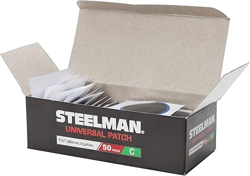 Steelman JSRG6 Parche universal de reparación de neumáticos de 1-34 pulgadas, caja de 50