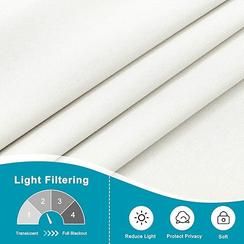 Miniatura 77 de Hiasan Cortinas para ventana de puerta delantera, bolsillo para barra, cortina de privacidad semitransparente para puerta francesa, 1 panel