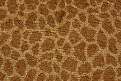 Miniatura 6 de Unique Loom Wildlife Collection - Alfombra inspirada en animales con diseño de jirafa, 2 pies 7 pulgadas x 10 pies, amarillomarrón claro