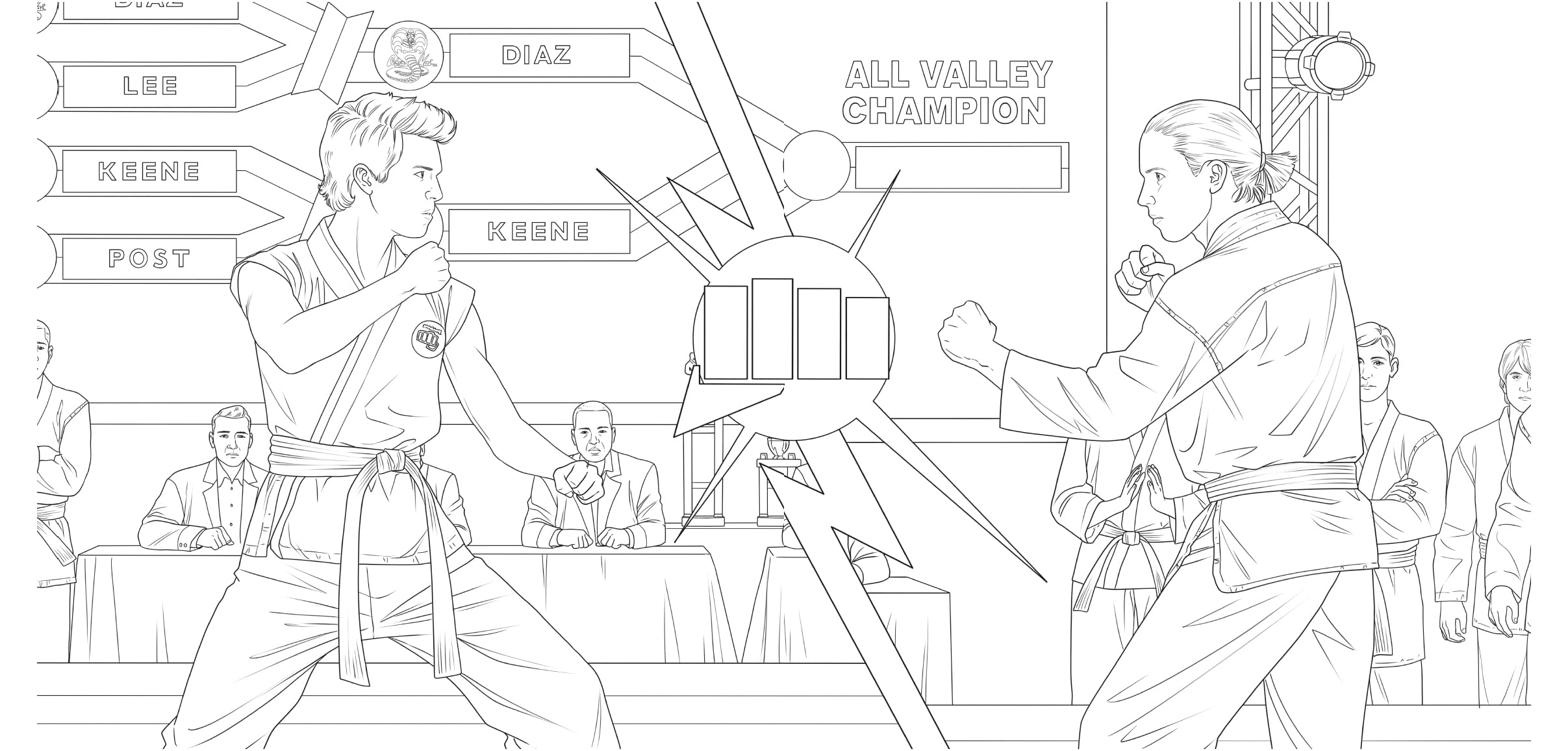 Cobra Kai: The Official Coloring Book