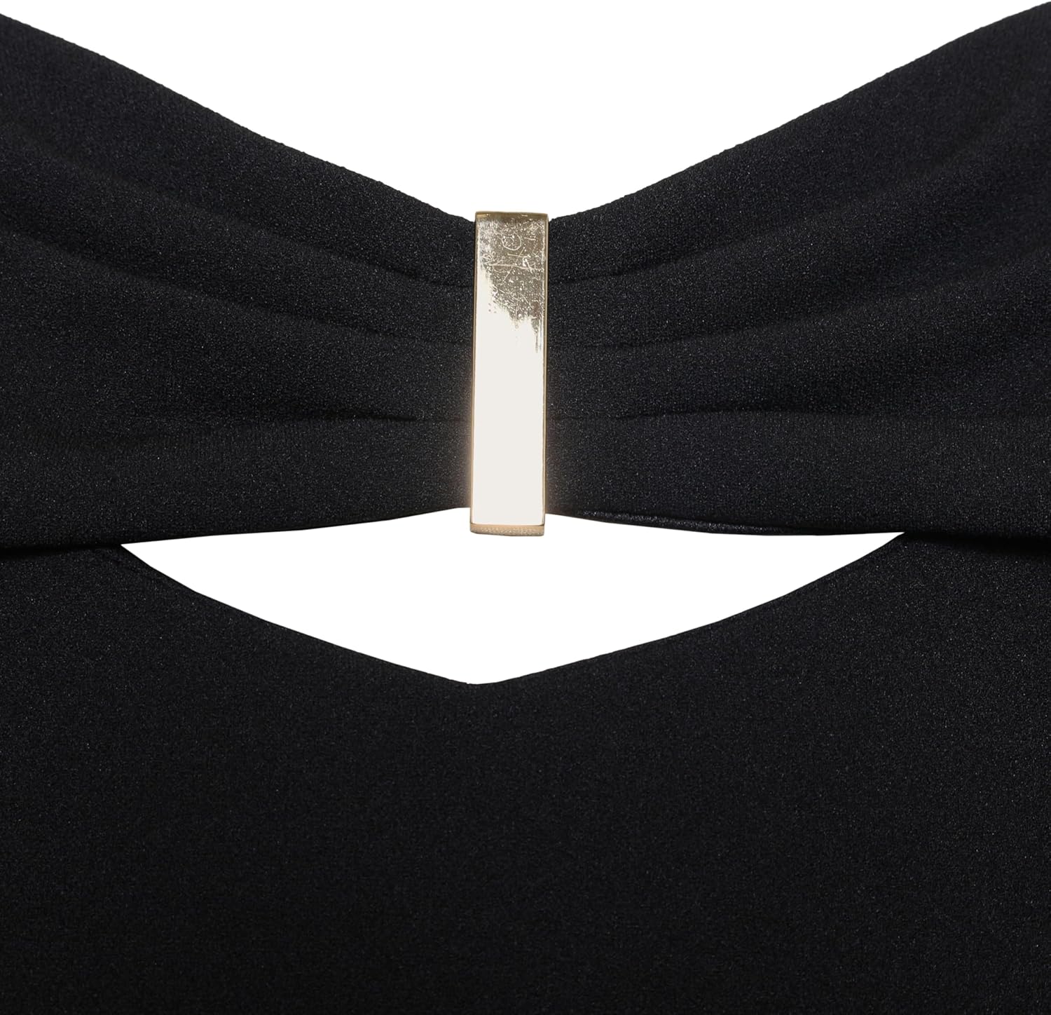 S.L. Fashions Women's Short Sheath Ruched Cutout Neck Detail, Wedding Guest, Formal Event Dress - Image 3