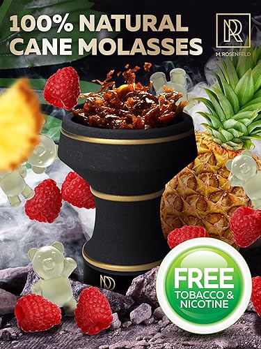 Miniatura 105 de Sabor a cachimba Blueberry Mint Herbal Blue Mist - 2.8 onzas - 2.82 oz de cachimba shisha sin tabaco melaza cachimba tabaco y nicotina Shisha sin