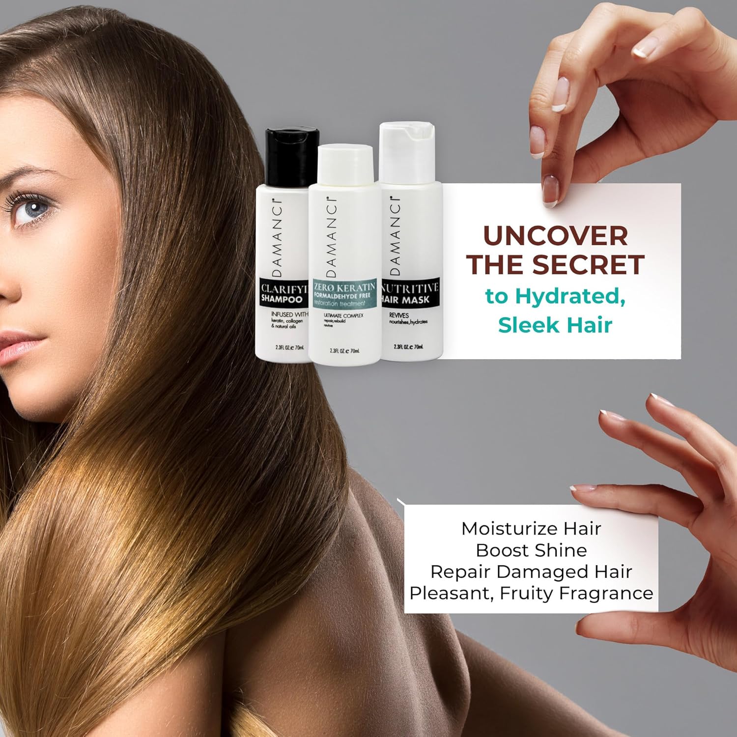 DAMANCI ZerO Keratin Revival Kit, Mascarilla Para el Liberia Ubuy