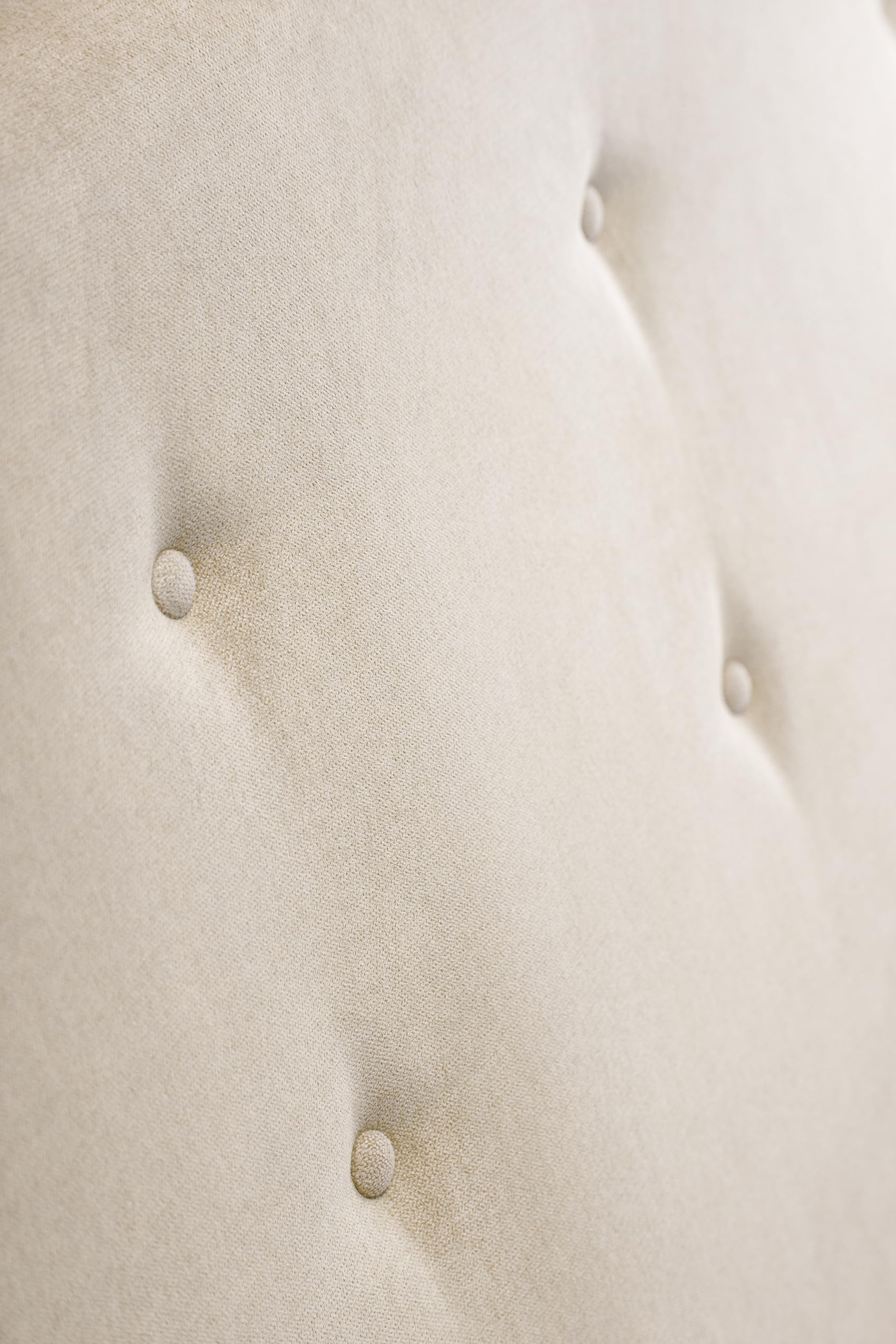 SUENOSZZZ-ESPECIALISTAS DEL DESCANSO Cabecero de Cama Bruselas tapizado en Tela para Camas de 80 (90 x 120 cm) Tela Beige