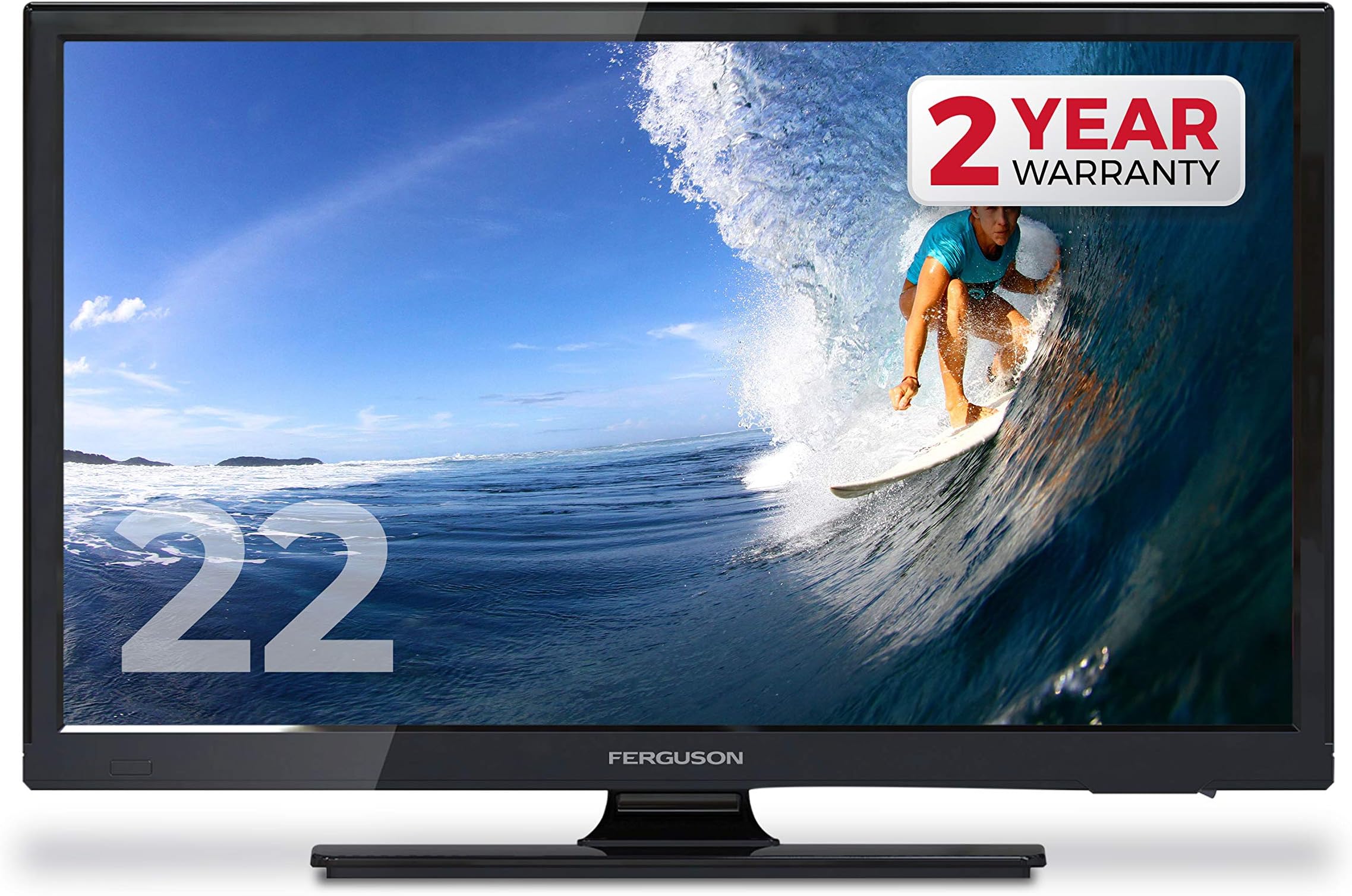 Ferguson 22" Full HD LED TV With HD Digital Freeview, Satellite Tuner [Energy Class A]
