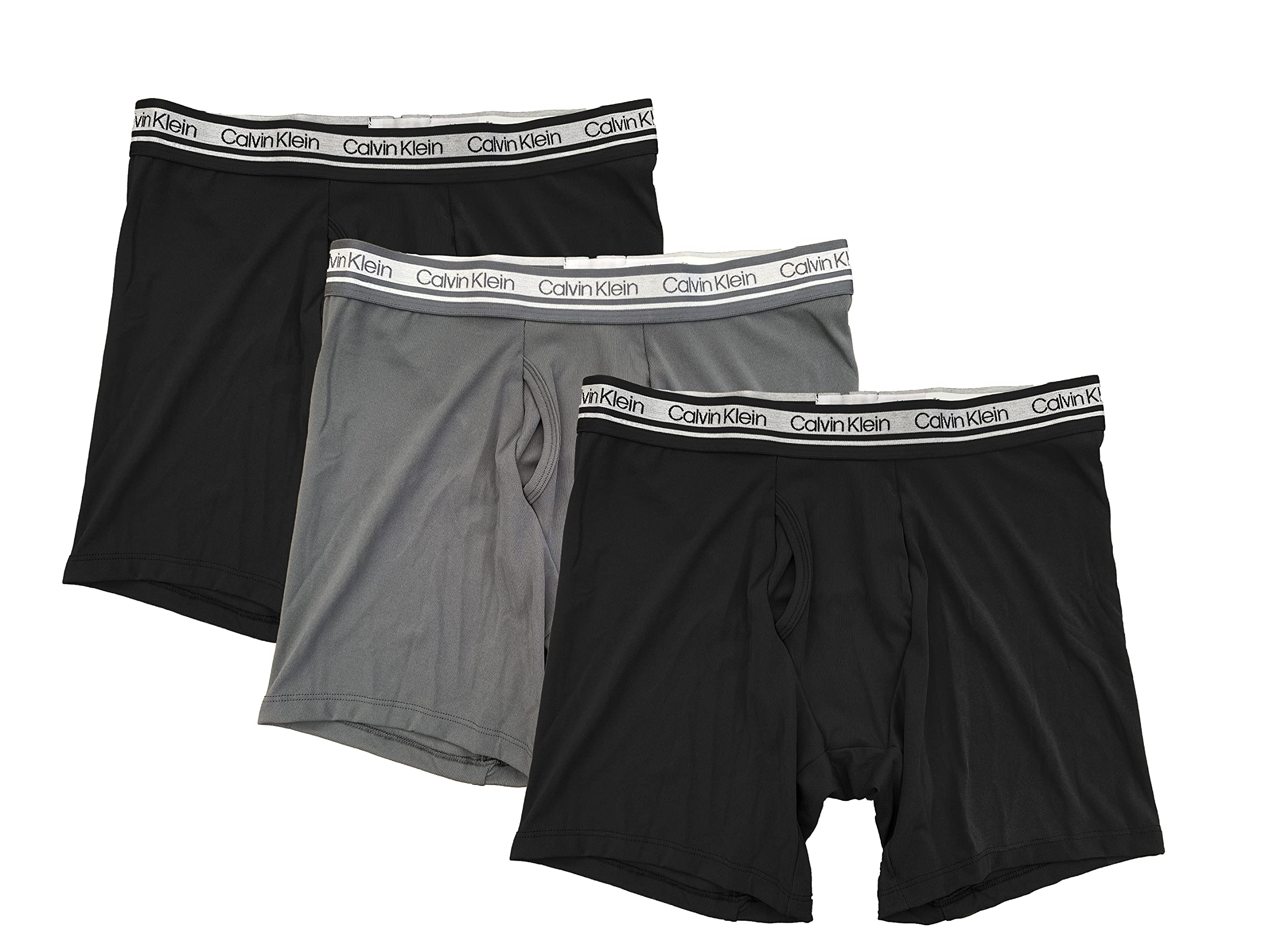 Calvin Klein Men s Microfiber Wicking Boxer Briefs 3 Pack