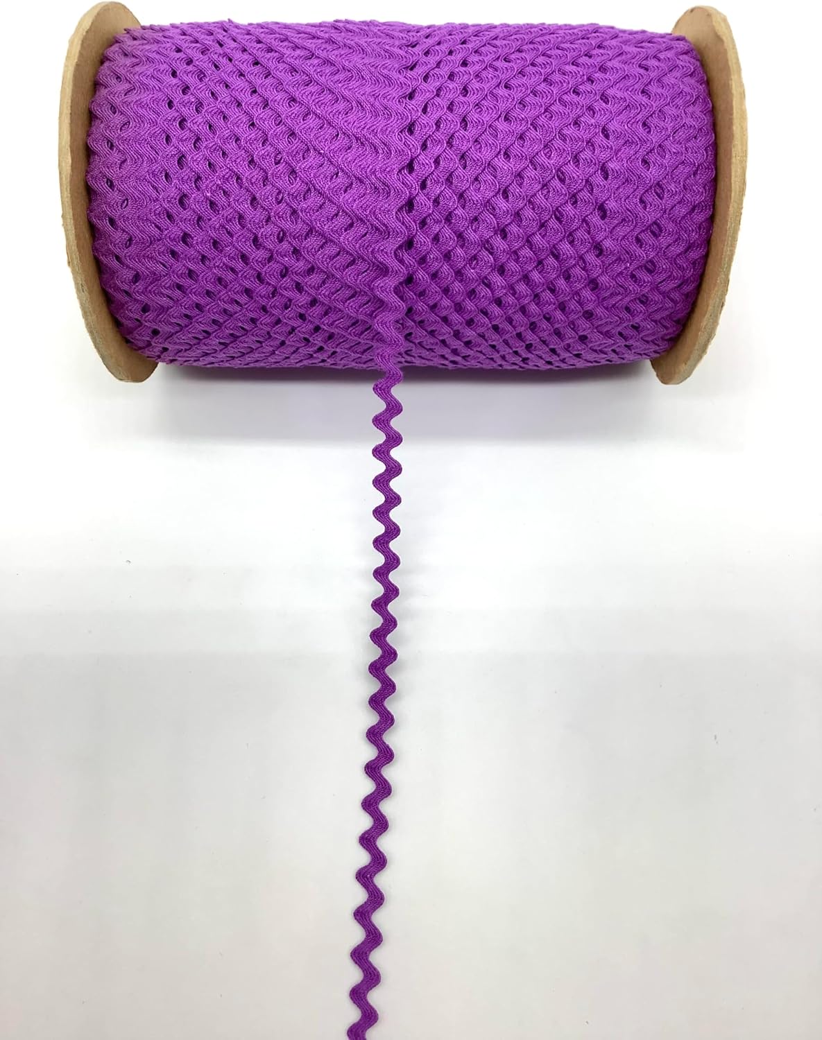 Violet 5/16" (8 mm) 100% Cotton RIC Rac - 25 Yards - Colorfast Sewing Trim for Crafts, Apparel, and Decor - Ideal for Clothing, Quilting, Hair Bows, DIY Crafts