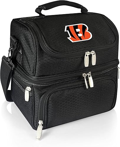 Vista 92 de PICNIC TIME NFL Pranzo - Lonchera unisex para adultos, lonchera aislada con juego de picnic, bolsa enfriadora para el almuerzo negro
