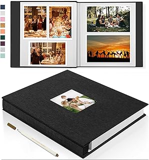 URbazaar Large Photo Album Scrapbook with Window
