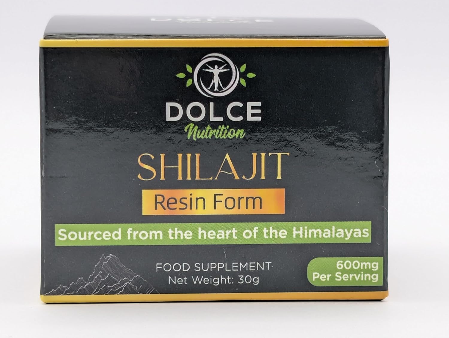 Himalayan Shilajit Resin – Gold Grade 30g | Rich in Fulvic & Humic Acid | 100% Vegan | Immune Support | Vitality Booster | Lab Tested | Dolce Nutrition